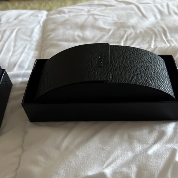 Prada PR19WSF Rectangle Sunglasses in 1AB2B - Picture 3 of 7